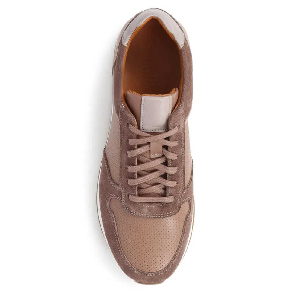 Southsea Lace-Up Trainers - Taupe