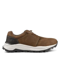 Sporty Lace Up Shoes - Brown
