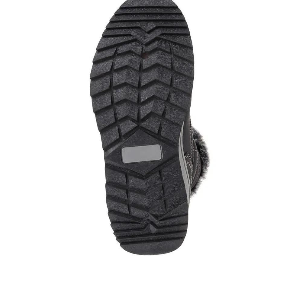Standard Lace-Up Snow Boots - Black