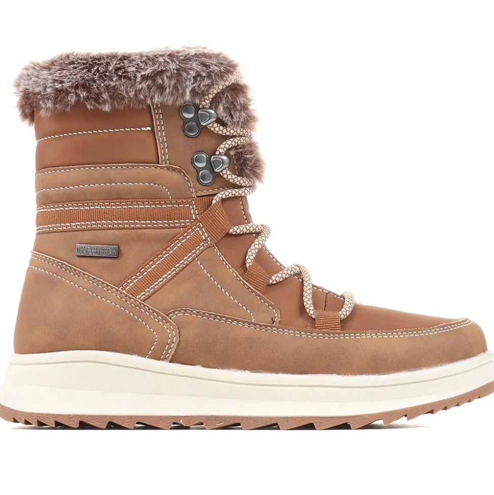 Standard Lace-Up Snow Boots - Tan