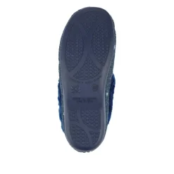 Star Pattern Full Slippers - Navy