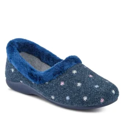 Star Pattern Full Slippers - Navy