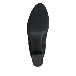Stiletto Heel Standard Calf Fit Long Boots - Black