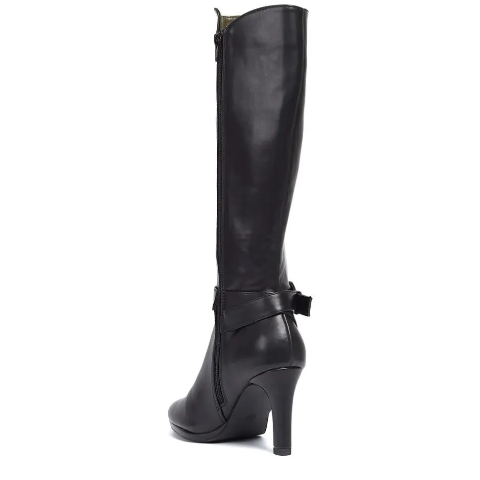 Stiletto Long Boots - Black