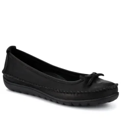 Stitched Leather Pumps - Black