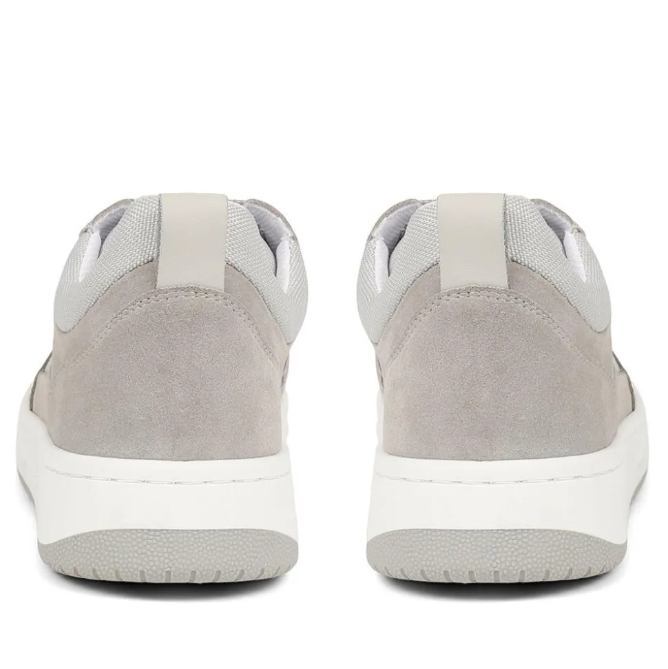 Stortford Lace-Up Trainers - Light Grey
