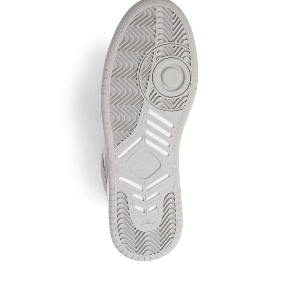 Stortford Lace-Up Trainers - Light Grey