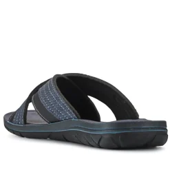 Strappy Mule Sandals - Blue
