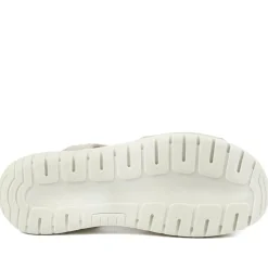Stretch Comfort Sandals with Cushioned Insole - Beige