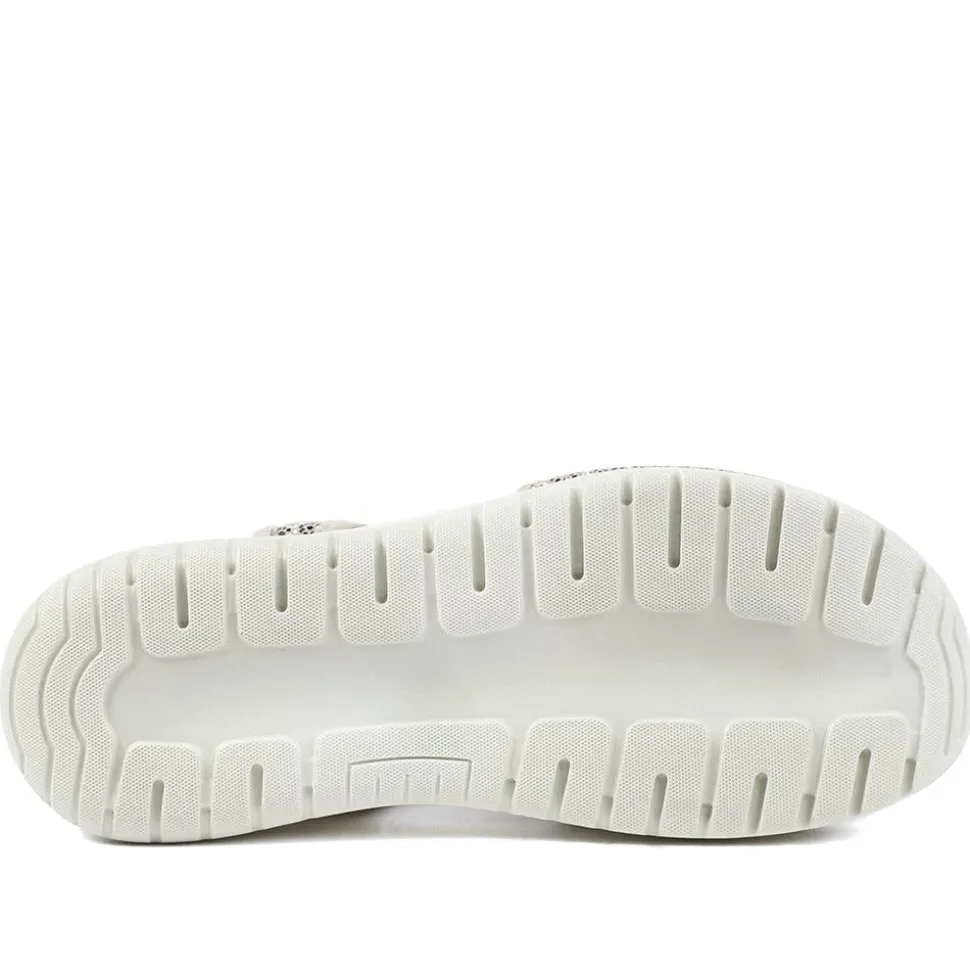 Stretch Comfort Sandals with Cushioned Insole - Leopard