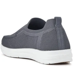 Stretchy Slip-On Shoes - Grey