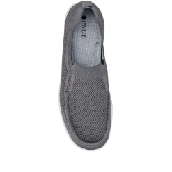 Stretchy Slip-On Shoes - Grey