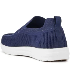 Stretchy Slip-On Shoes - Navy