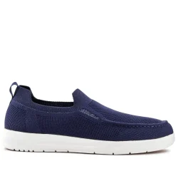 Stretchy Slip-On Shoes - Navy