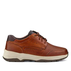 Suede Trainers - Cognac