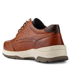 Suede Trainers - Cognac