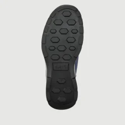 Suede Trainers - Navy-Blue