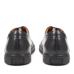 Sutton Leather Trainers - Black