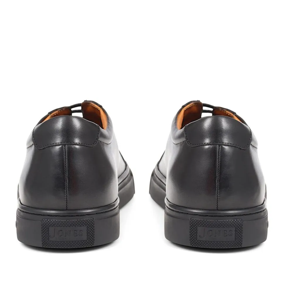 Sutton Leather Trainers - Black