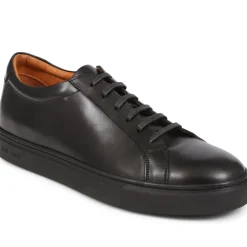 Sutton Leather Trainers - Black