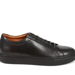 Sutton Leather Trainers - Black