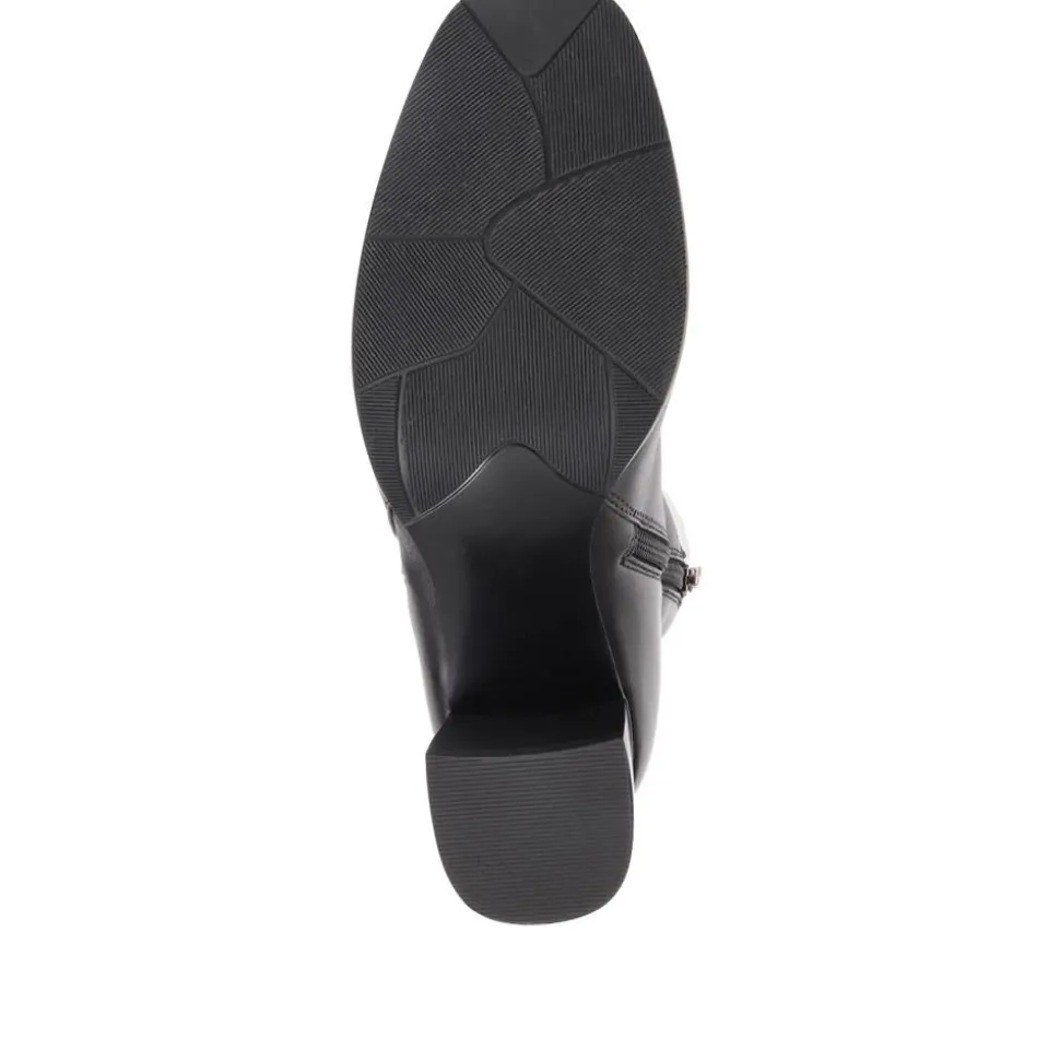 Sylvana Block Heel Ankle Boots - Black