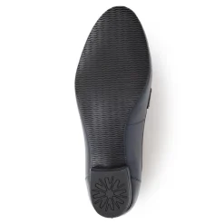 Synara Leather Loafers - Navy