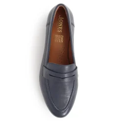 Synara Leather Loafers - Navy