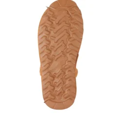 Tall Faux-Fur-Lined Ankle Boots - Chestnut