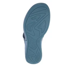 Tall-Heeled Toe-Post Sandals - Blue