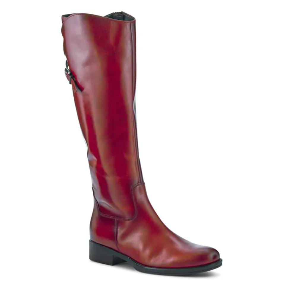 Tall Leather Long Boots - Tan