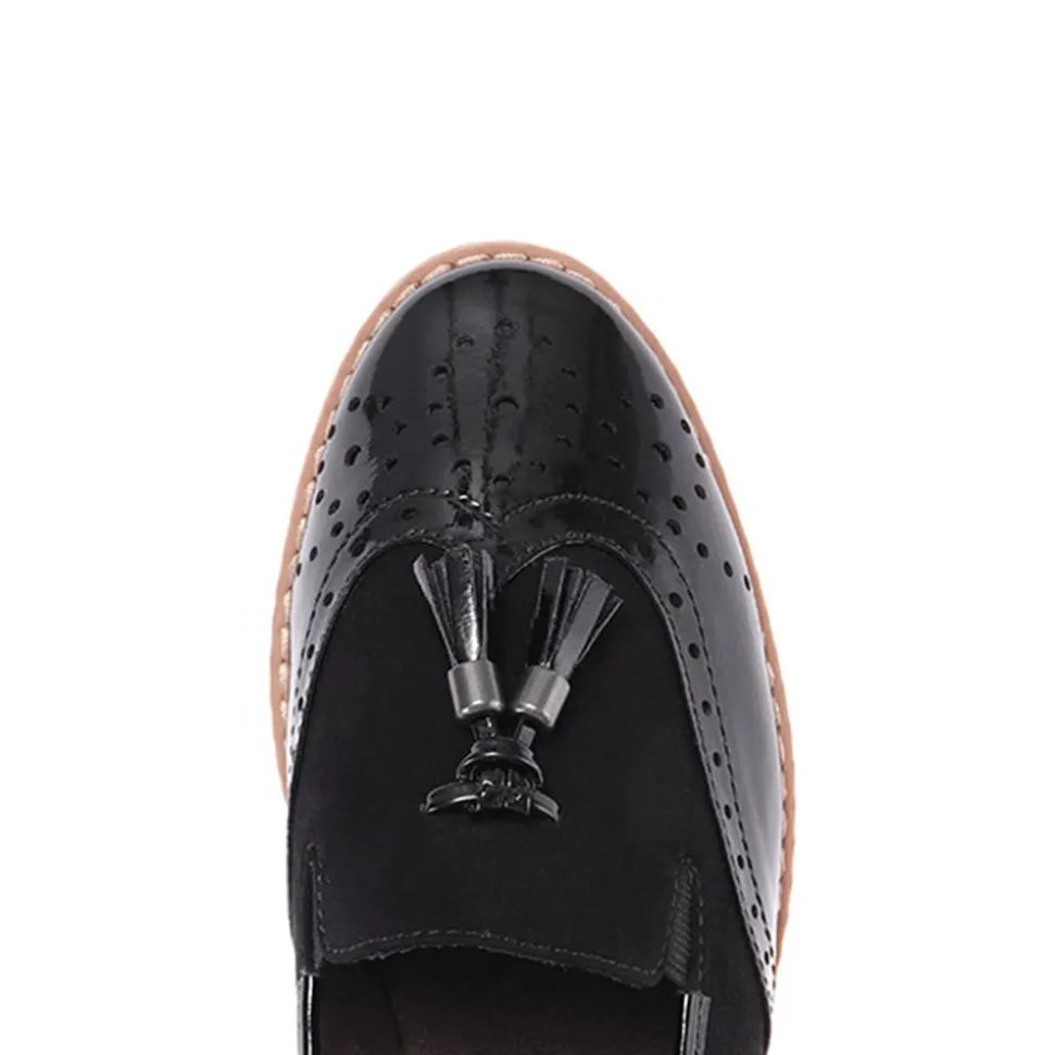 Tassel Loafers - Black