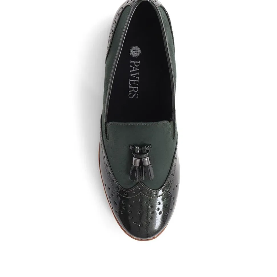 Tassel Loafers - Khaki