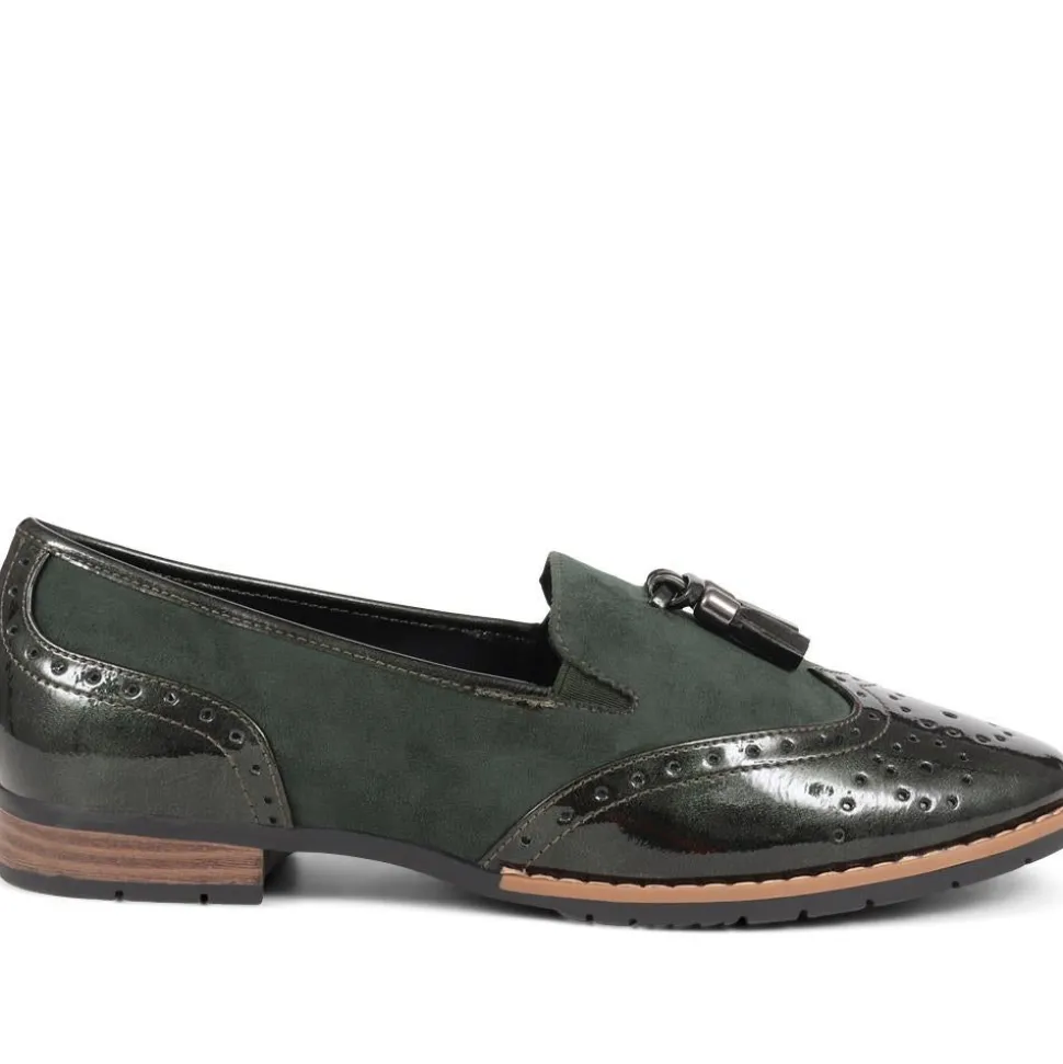 Tassel Loafers - Khaki