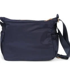 Textured Shoulder Bag - Navy