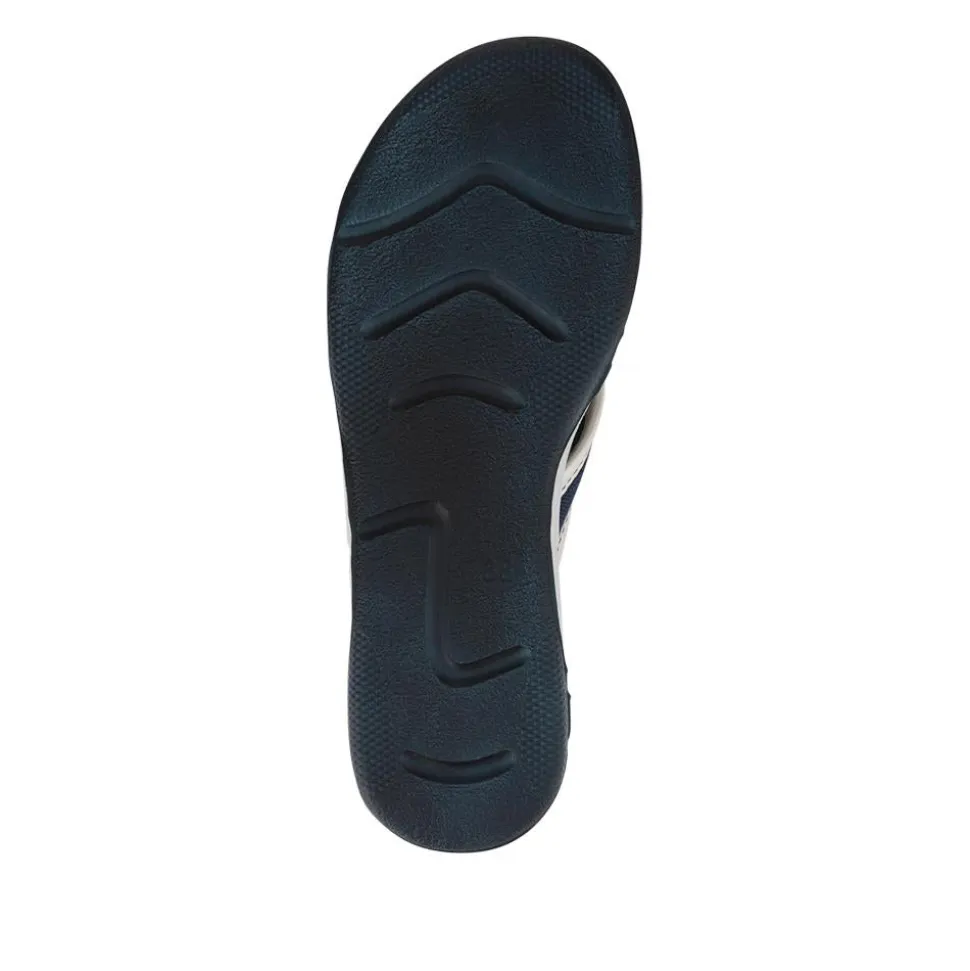 Toe-Post Sandals - Navy