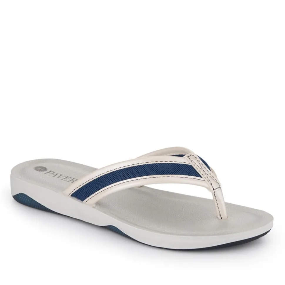Toe-Post Sandals - Navy
