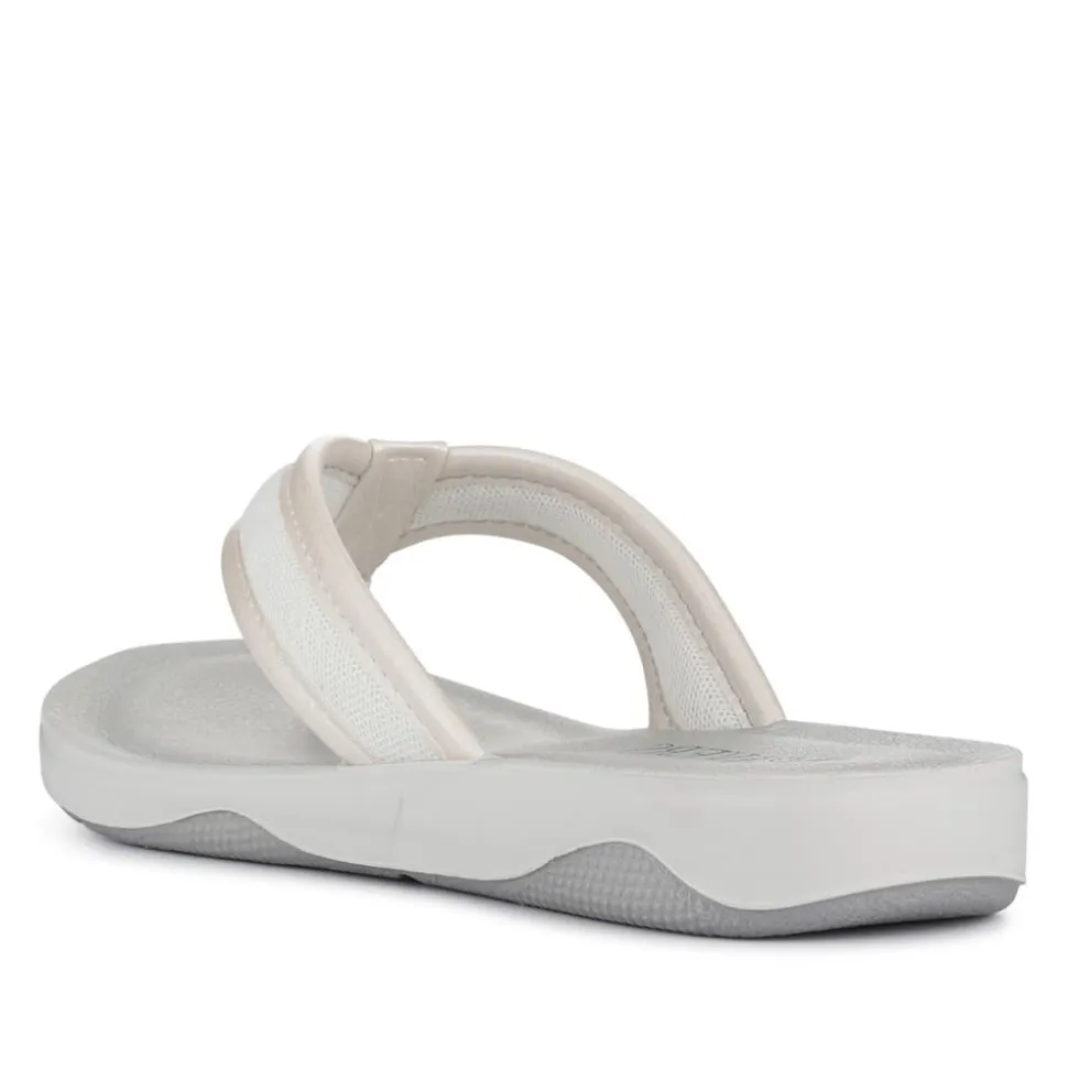 Toe-Post Sandals - White-White