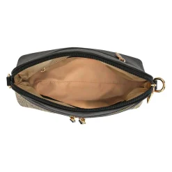 Tonal Cross-Body Bag - Black