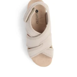 Touch-Fasten Casual Sandals - Beige