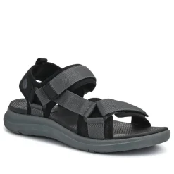 Touch-Fastening Casual Sandals - Grey