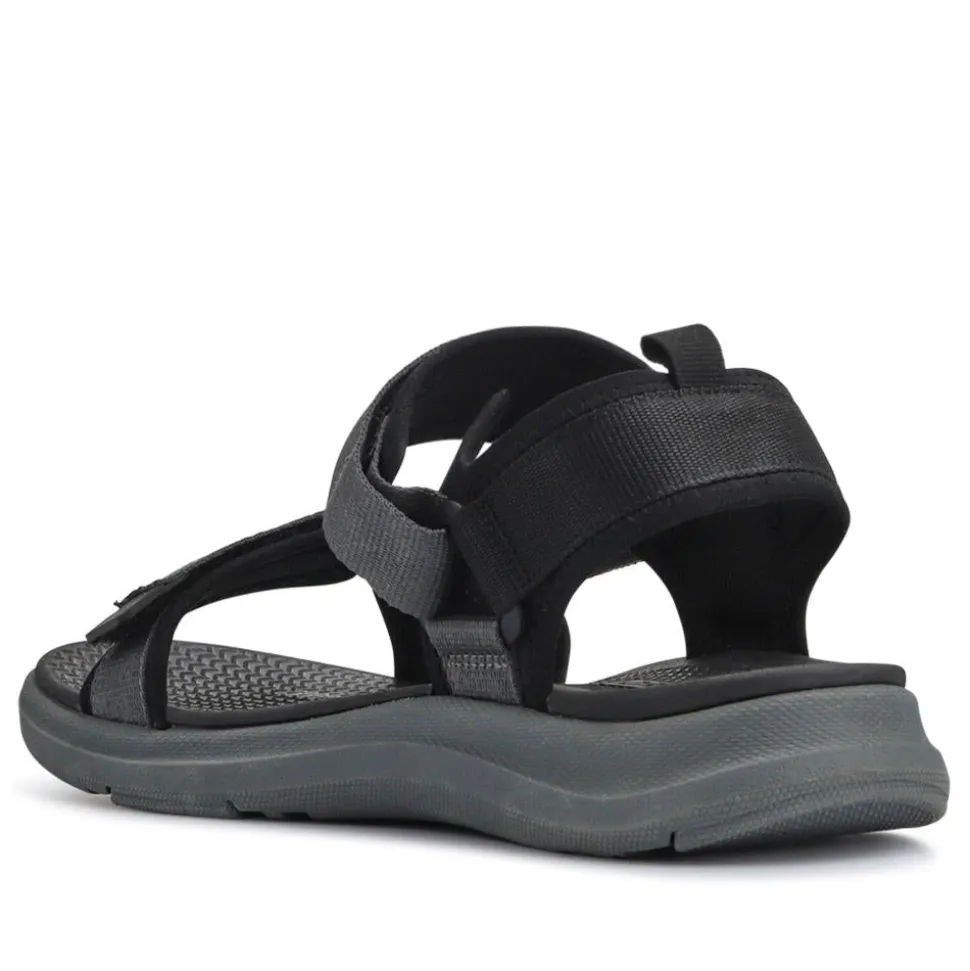Touch-Fastening Casual Sandals - Grey