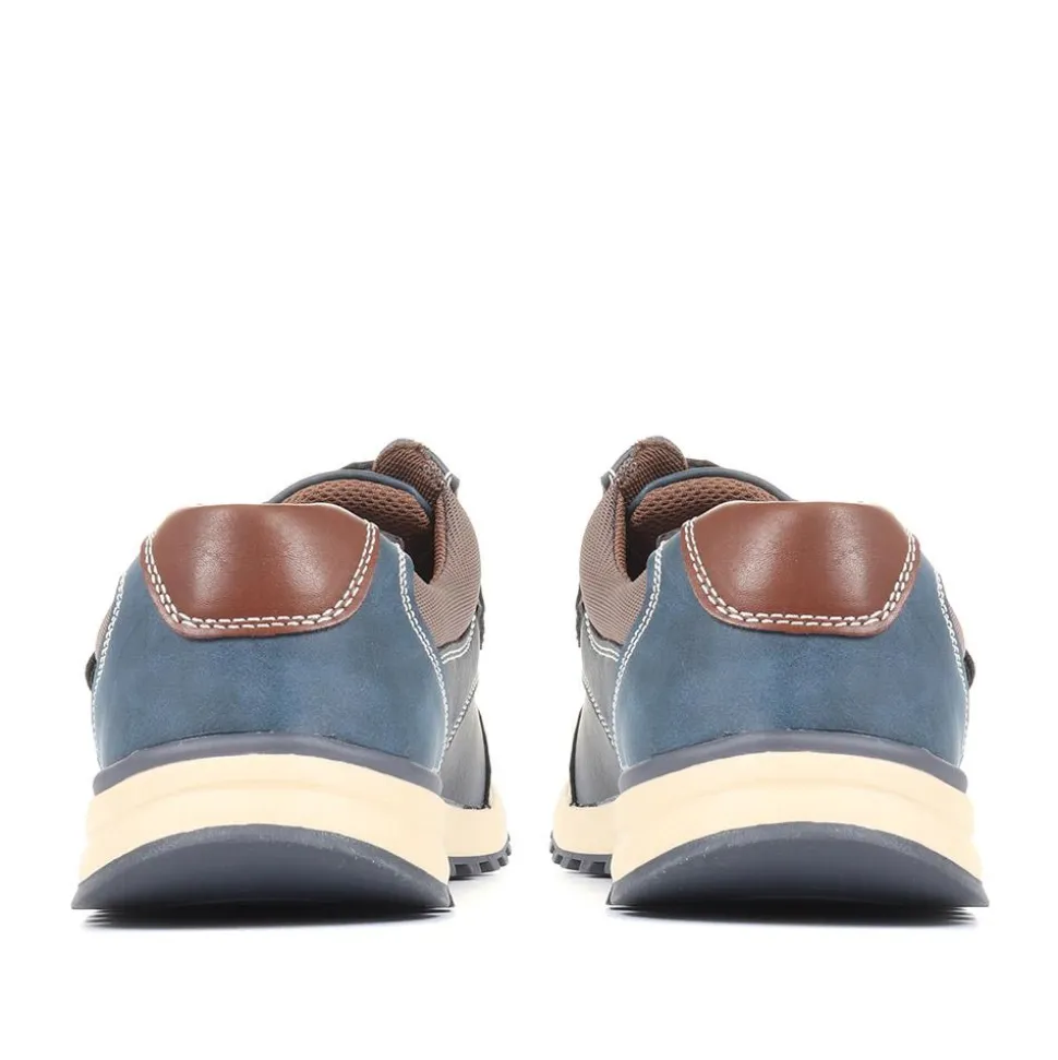 Touch Fastening Casual Shoe - Navy