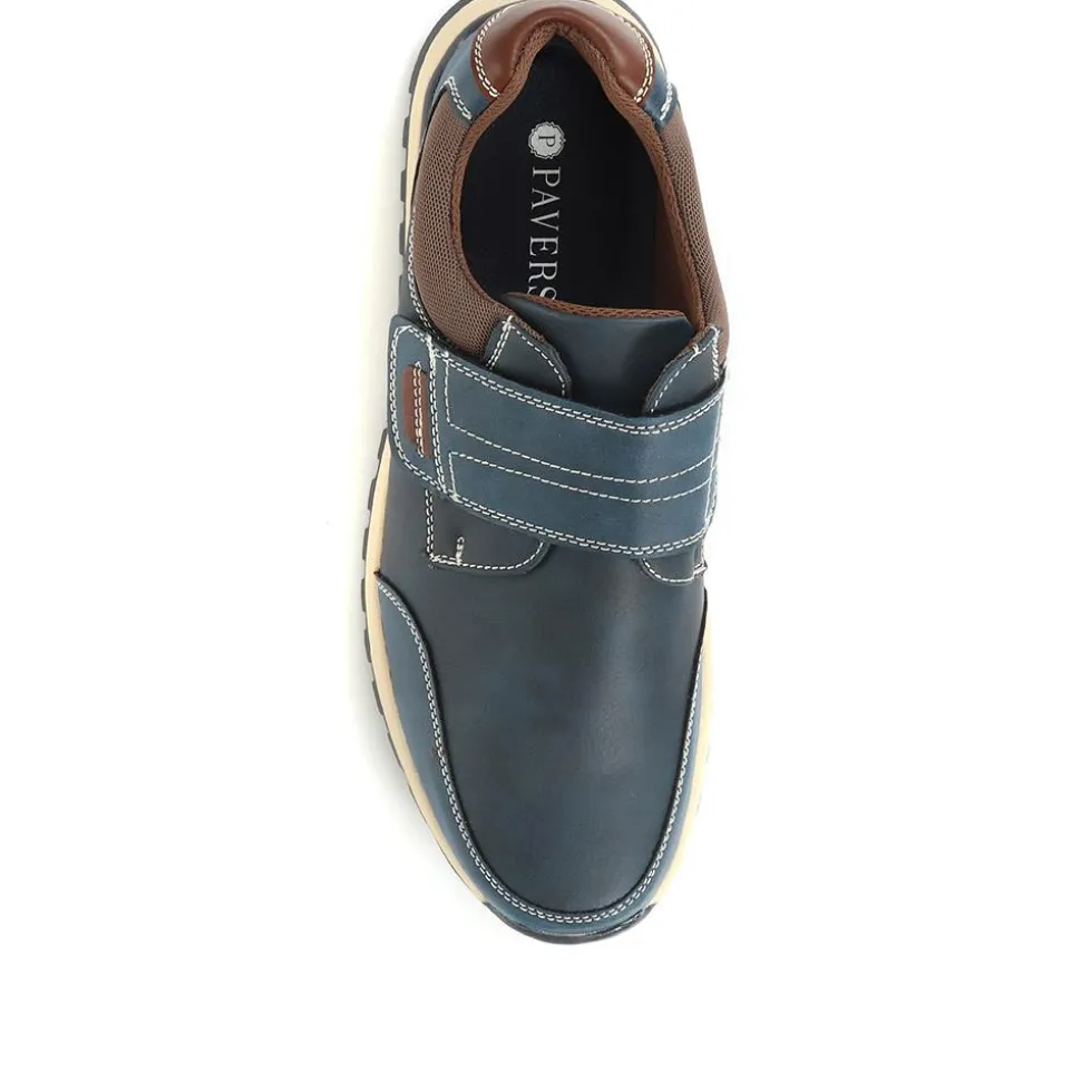 Touch Fastening Casual Shoe - Navy