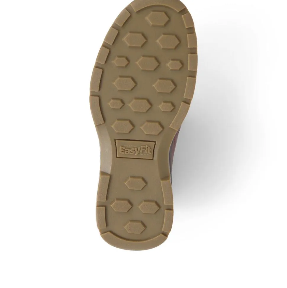 Touch-Fasten Leather Trainers - Brown