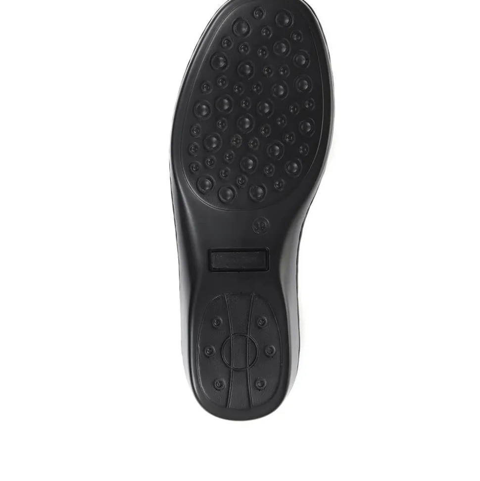 Touch-Fasten Mary Janes - Black