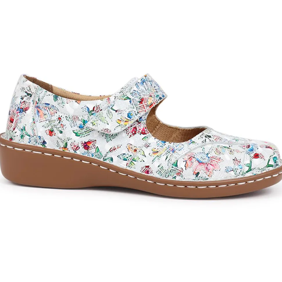 Touch-Fasten Mary Janes - Multi
