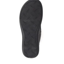 Touch-Fasten Monk Shoes - Black
