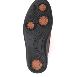 Touch-Fasten Monk Strap Shoes - Brown