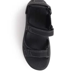 Touch-Fasten Sandals - Black